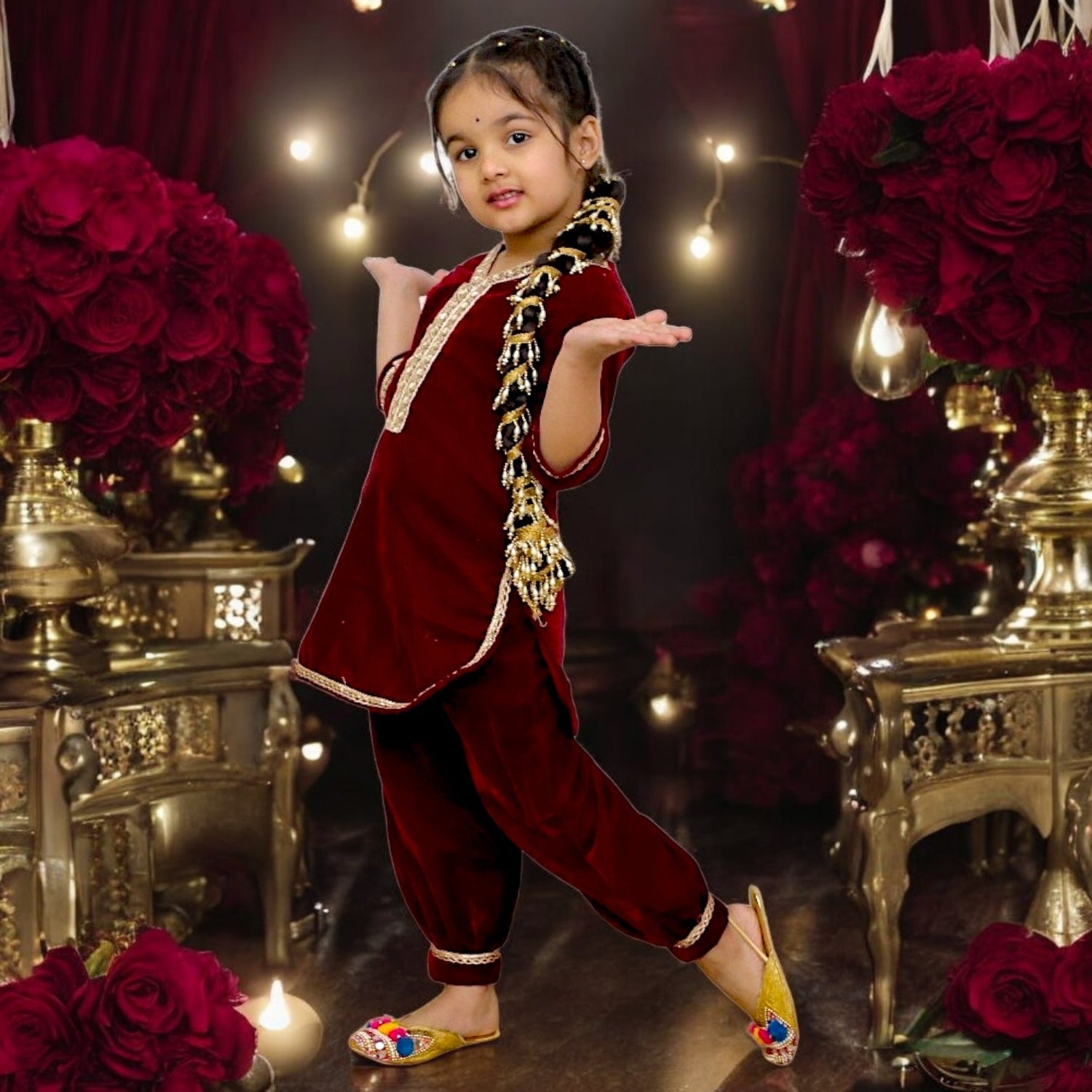 ✨ KIDS PUNJABI SUIT– Rajasthani Luxe Glamour ✨