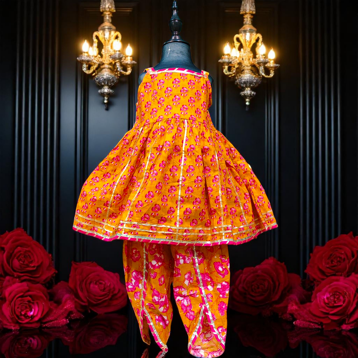 Kumkum Luxe Kids Punjabi Suit – Indian Ethnic Wear, Girls Kurta Pajama & Salwar Kameez Dress