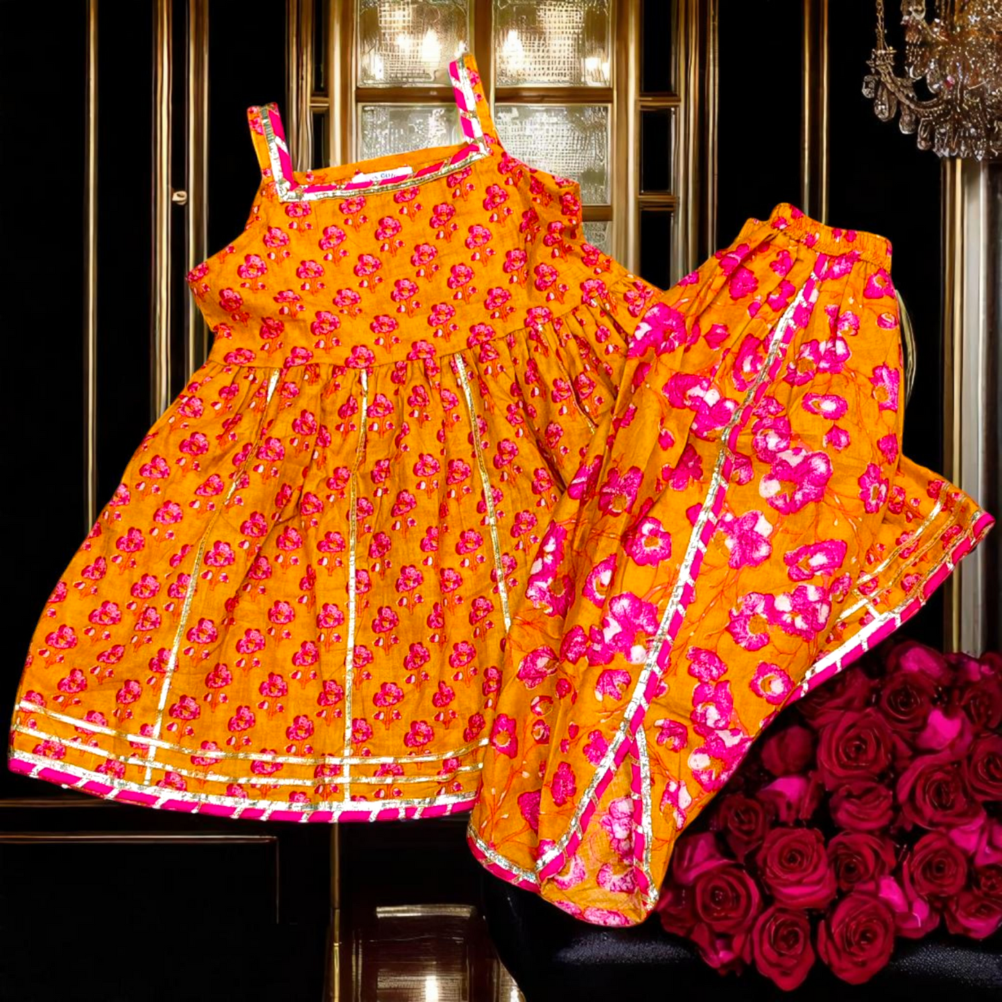 Kumkum Luxe Kids Punjabi Suit – Indian Ethnic Wear, Girls Kurta Pajama & Salwar Kameez Dress