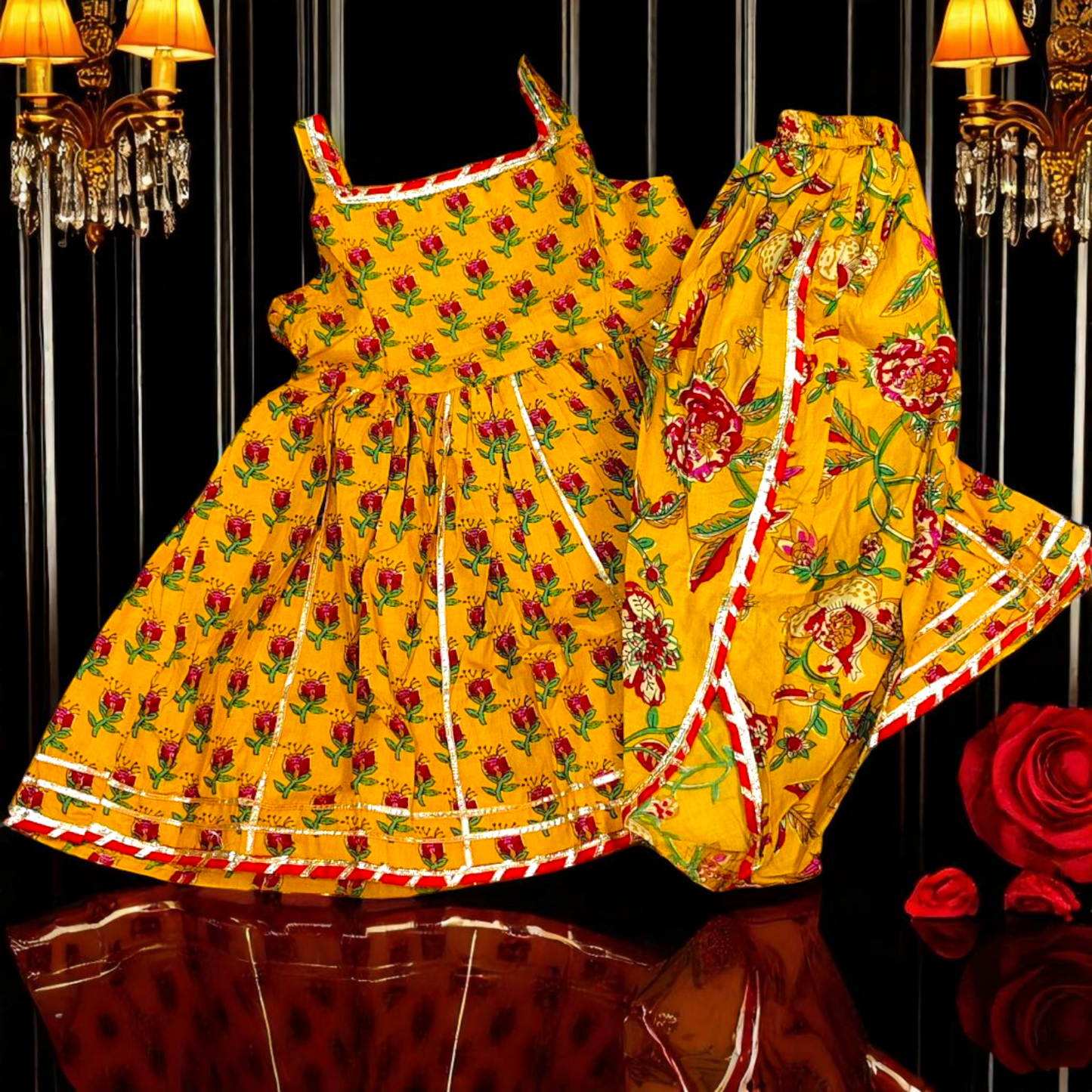 Kumkum Luxe Kids Punjabi Suit – Indian Ethnic Wear, Girls Kurta Pajama & Salwar Kameez Dress