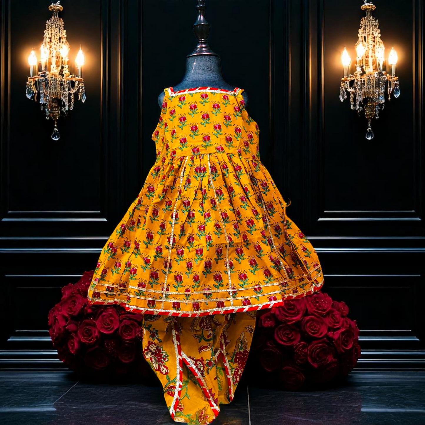 Kumkum Luxe Kids Punjabi Suit – Indian Ethnic Wear, Girls Kurta Pajama & Salwar Kameez Dress